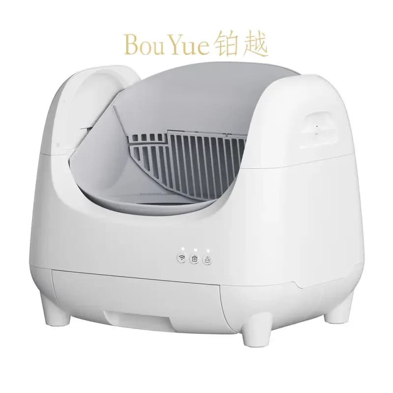 for Open Automatic Cat Litter Box Smart Electric Self Cleaning Anti Splash Deodorizing Toilet with Kitten Mode