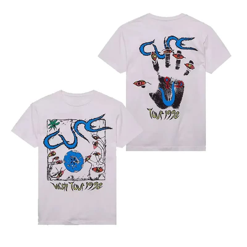 T-shirt Casual The Cure Therapy Band, Stile Rock Punk Non Convenzionale, Marca di Lusso per Uomo e Donna, Top 2026