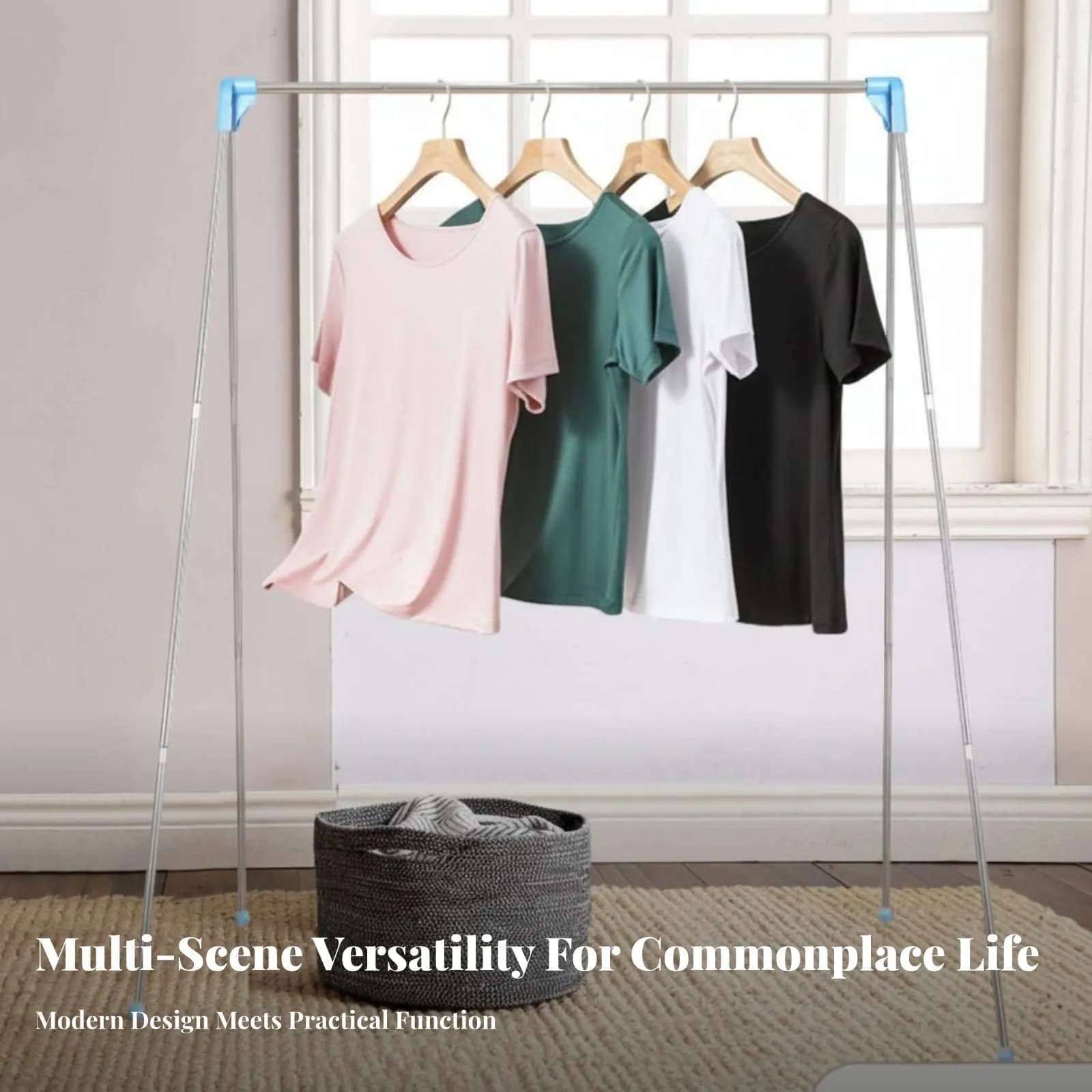 Foldable Drying Machine, Portable and Extensible Design, Robust for Apartments, Families, Travel
