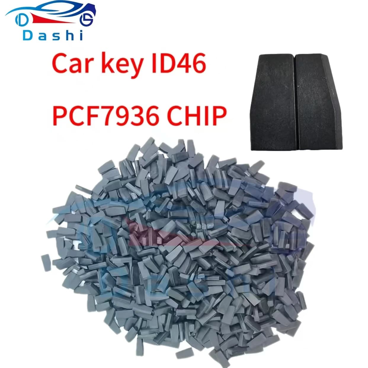 Dashi 1/10/50/OEM Vuoto PCF7936AA ID46 Chiave Auto Transponder Chip PCF7936 Strumento Fabbro pcf 7936 ID 46 Auto Transponder Chip