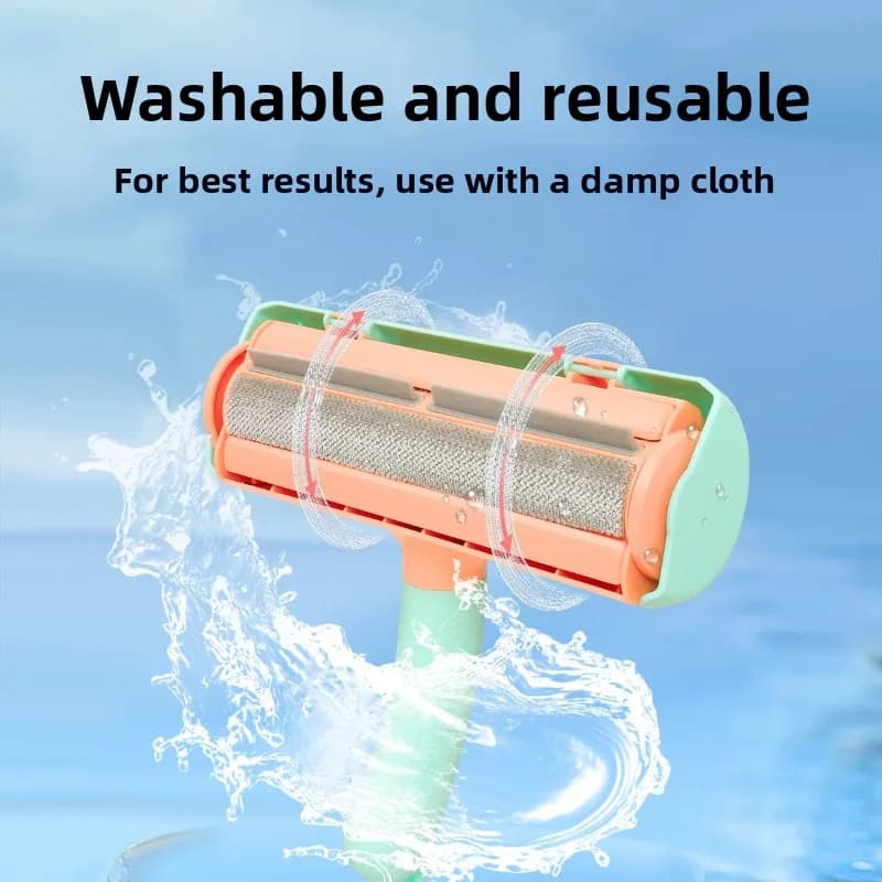 Pet Hair Remover Electrostatic Roller for Cats Dogs Static Lint Brush for Sofa Carpet Clothes — Fuzz Remover Fur Scraper Tool