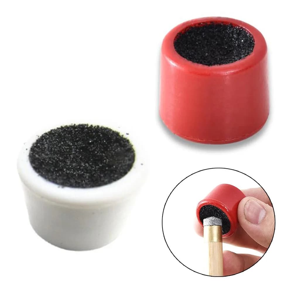Matte Shaper Plastic Polished Device Scuffer Trimming Billiard Cue Tip Double Sided High Quality Hot Practical