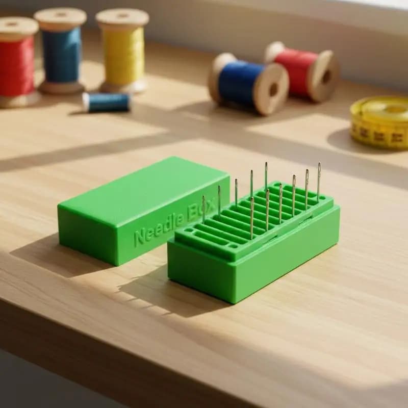 Nuovo contenitore portatile da 1 pezzo con 9 scomparti per aghi da cucito, ideale per casa, riunioni di gruppo, regalo perfetto per artigiani.