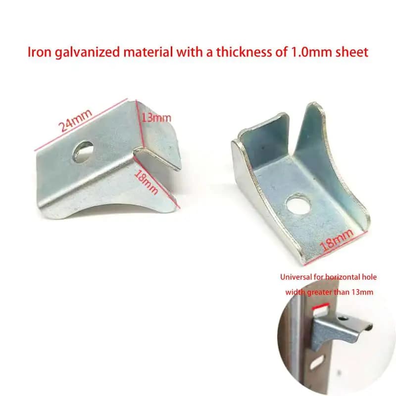 10PCS Bookcase Metal Shelving Pegs Office Accessories File Cabinet Partition Buckle Shelf Clips For Kitchen Cabinets Support