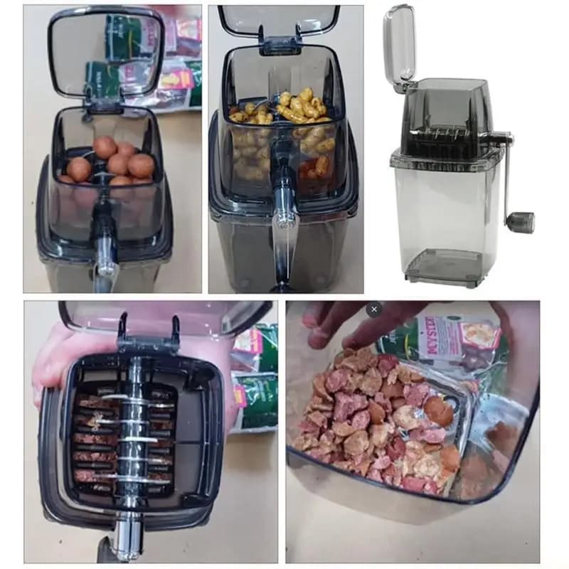 U2JB Manual Fishing baits Crusher Carp fishing bait Grinder Box Forage Tool Fishing equipment