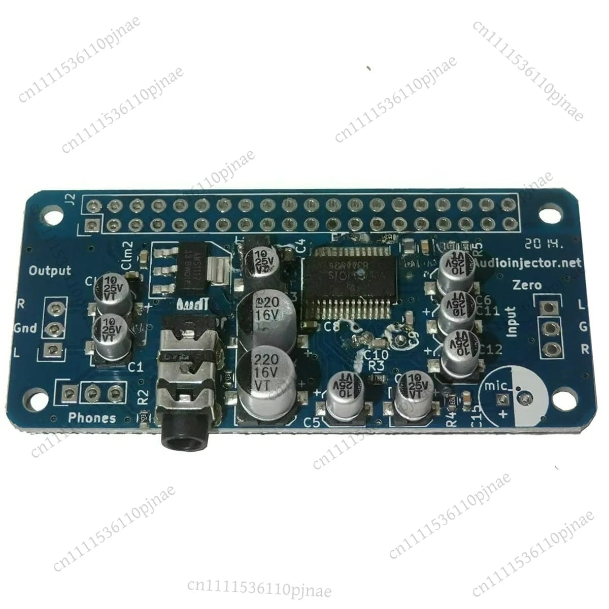 Scheda Audio HIFI DAC HAT per Raspberry Pi Zero - Iniettore Audio PPI0 e Scheda di Espansione Audio