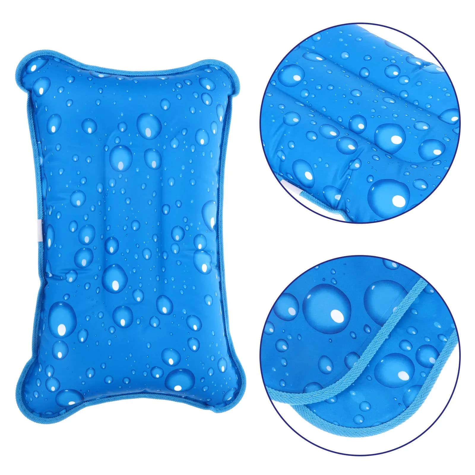 Cooling Inflatable Ice Pillow Water Fillable Lightweight Portable Outdoor Camping Travel Sleeping Pillow Summer Essential