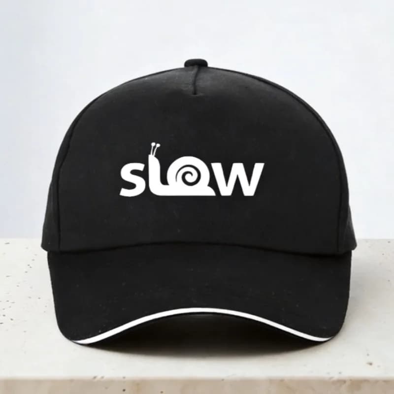 Slow Snail baseball cap fashion Men Women Breathable Sports visor hat outdoor casual adjustable snapback hats