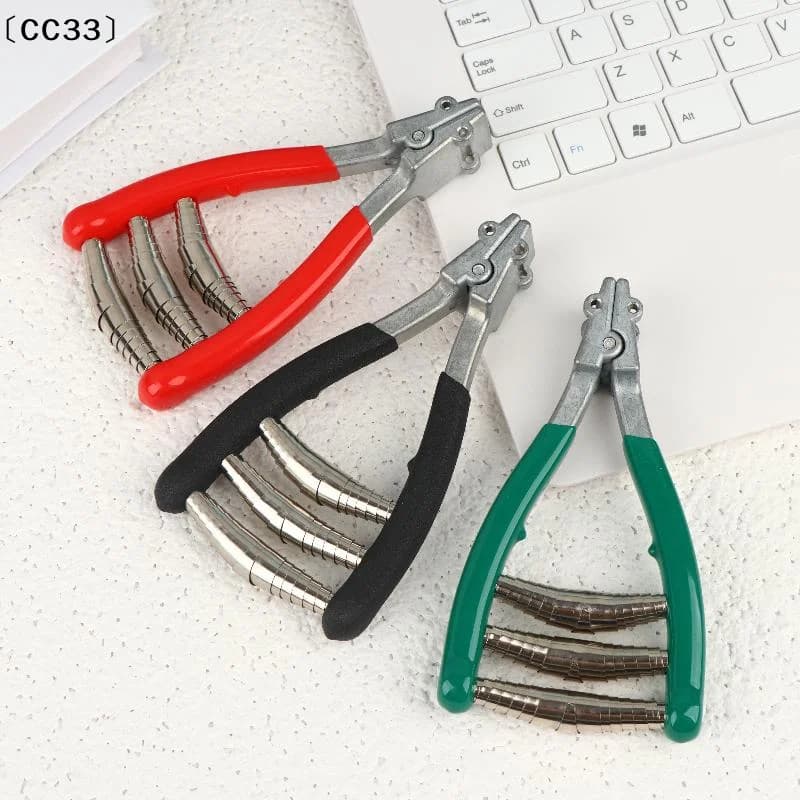 Morsetto per l'incordatura di racchette da badminton e tennis, strumento di incordatura a 3 molle per principianti, morsetto di base per racchette da badminton〔CC33〕