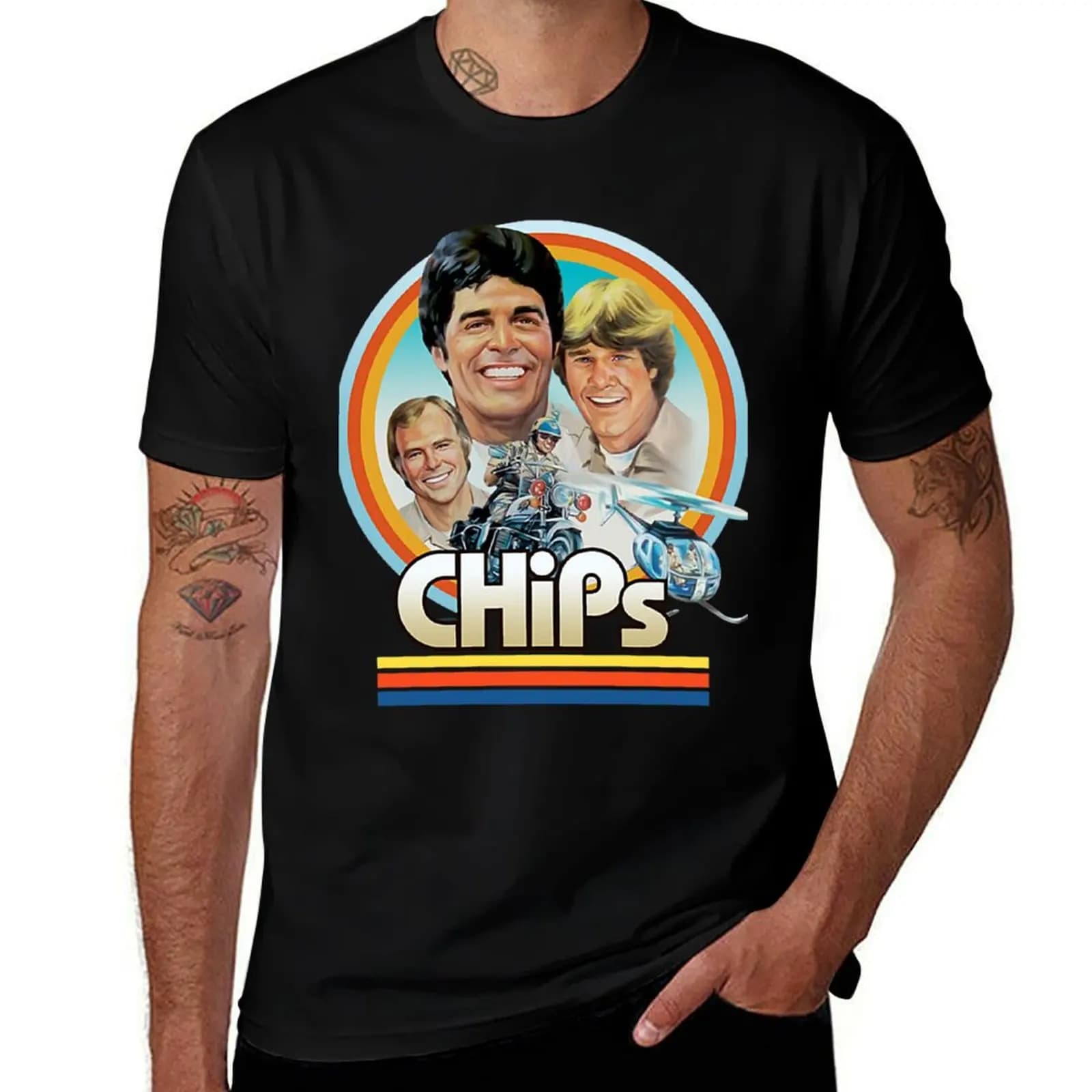 Retro Vintage Pop culture T-Shirt Casual Simple Design Short Sleeve Shirt T-Shirt