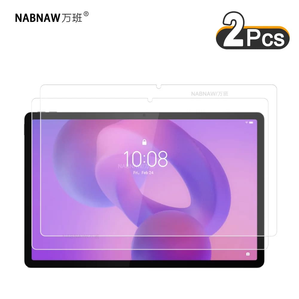 Proteggi schermo in vetro temperato antigraffio HD da 2 pezzi per Lenovo Idea Tab Pro 12.7 2025 Pellicola protettiva rigida per tablet