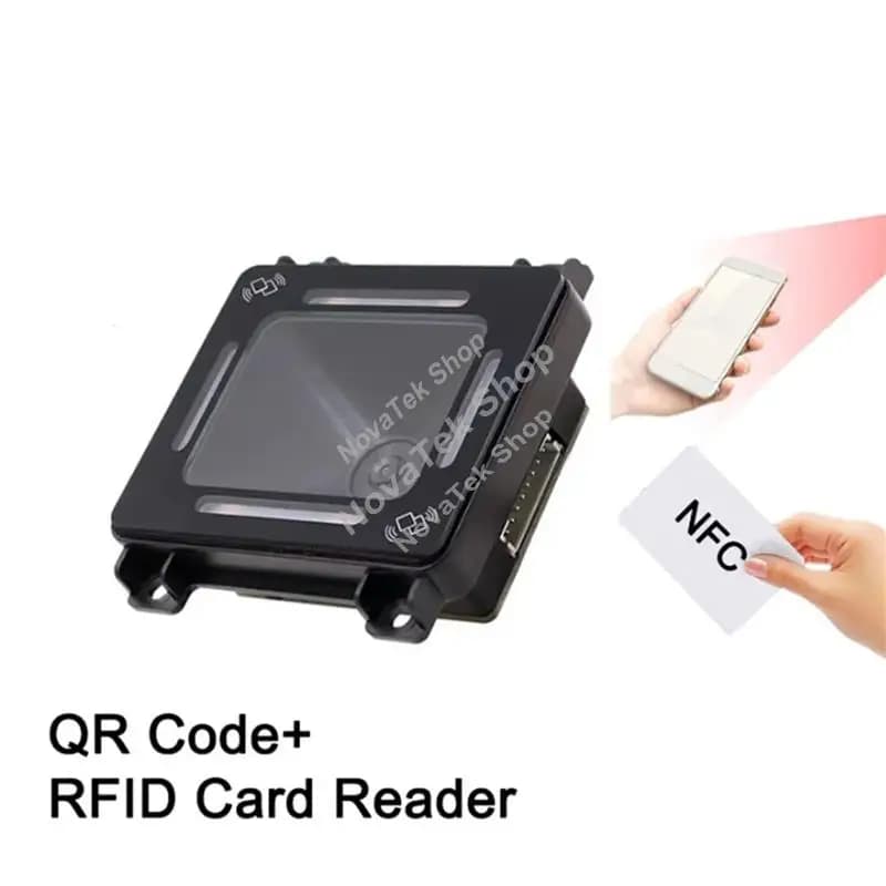 Lettore di schede RFID con codice QR 10X EP8280 NFC 1D 2D Lettore di codici QR Controllo accessi Scanner di codici a barre USB Wiegand-A31R