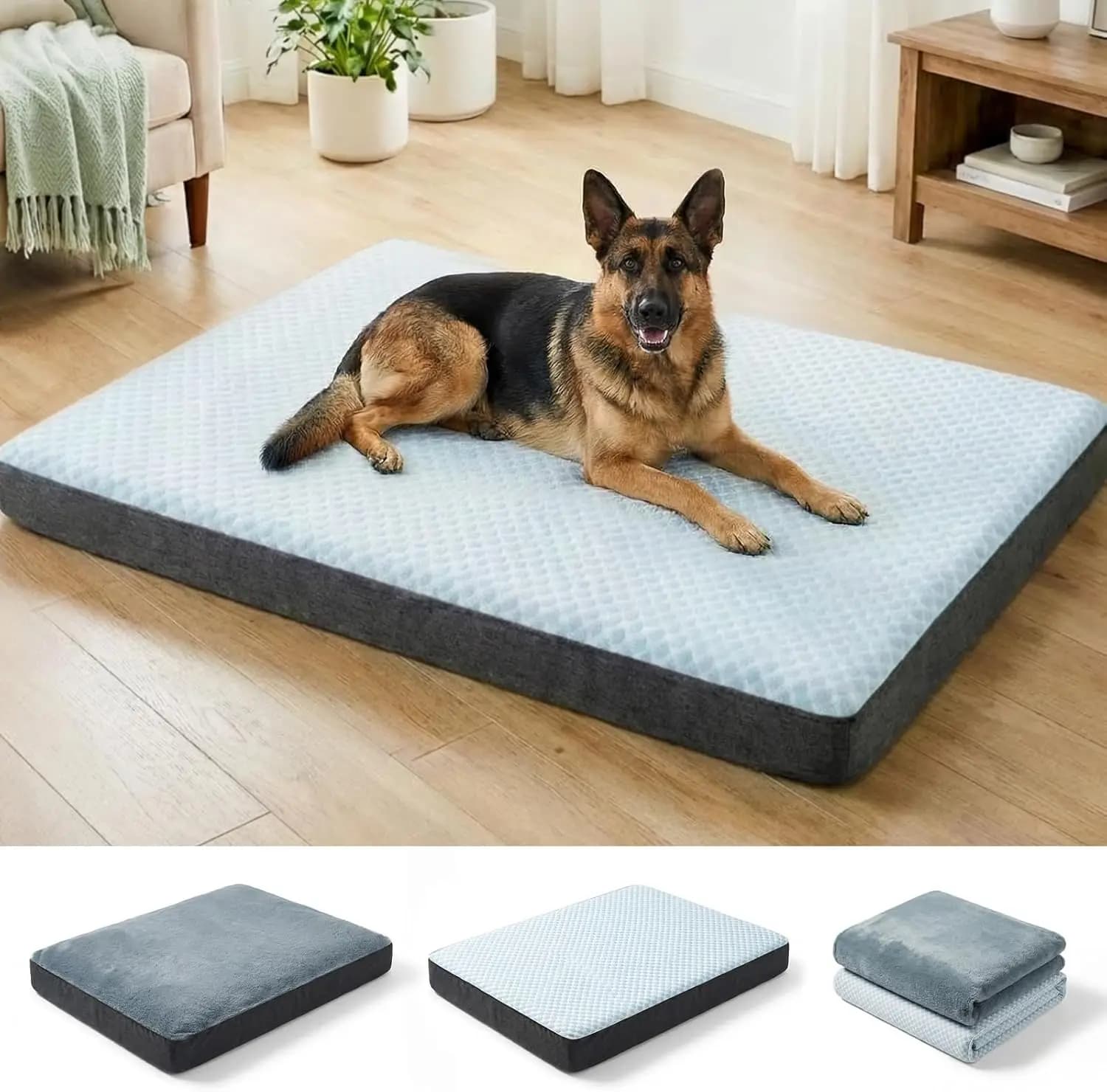 Cuccia Extra Large per Cani da Trasportino, Tappetino Refrigerante Impermeabile con Rivestimenti Rimovibili e Lavabili, Cuccia per Animali Domestici 41x27 Pollici