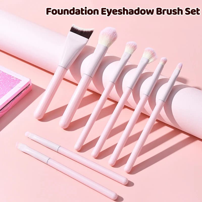 *1/8/9Pcs Makeup Brushes Set Eye Shadow Foundation Women Cosmetic Brush Eyeshadow Blush Beauty Soft Hair Make Up Tools With Bag