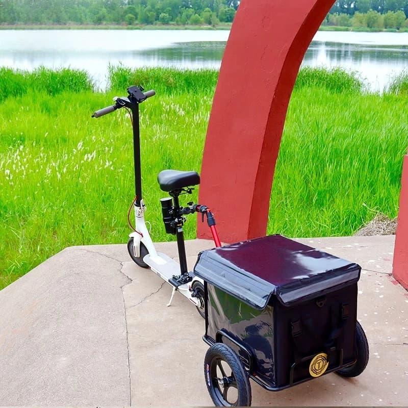 Rimorchio per bicicletta Branta Ruota gonfiabile per mountain bike Rimorchio per gancio posteriore per veicolo elettrico a sgancio rapido in lega di alluminio