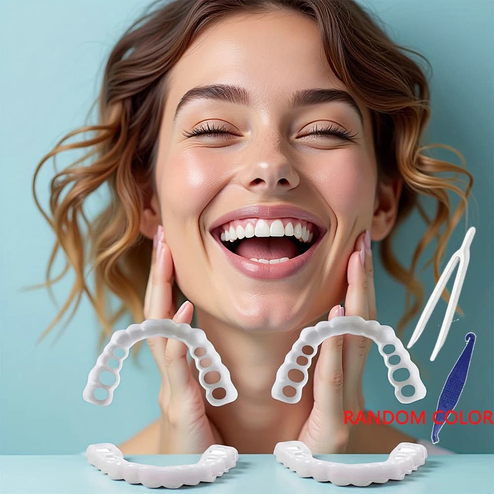 New dental faces for a quick makeup, instant whitening of smile, fast application for a full beauty look on face H2931