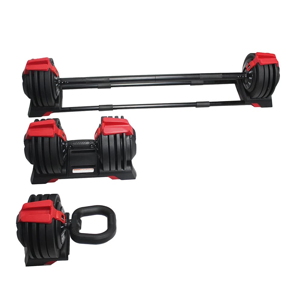 Set di manubri, kettlebell e bilanciere regolabili 3-IN-1 da 24 kg/53 libbre per allenamento della forza 2026