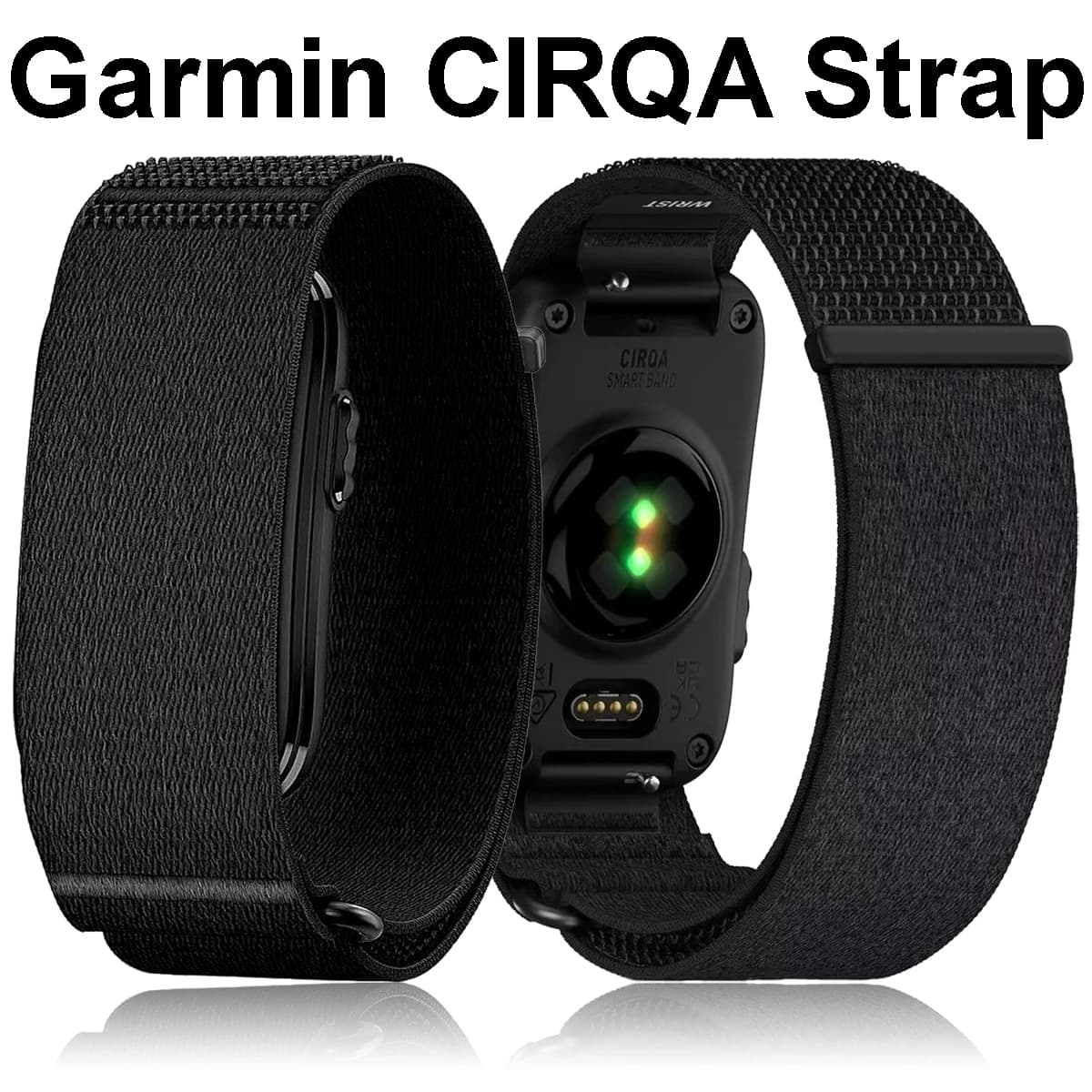 Premium Custom Nylon Loop Replacement Wrist Strap Adjustable Bracelet Accessory Suitable For Garmin CIRQA Smart Band