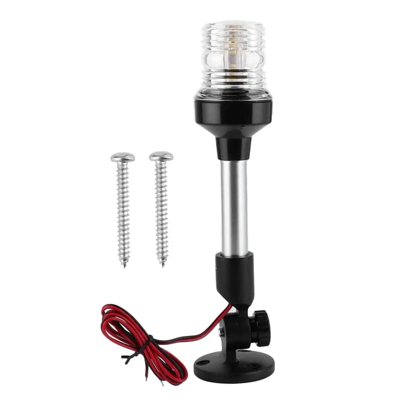 Illuminazione a LED impermeabile e resistente per ancora di yacht, luce di sicurezza per barche marine, 360° ° Luci di Navigazione per Pontoni, 12 Luci di Sicurezza