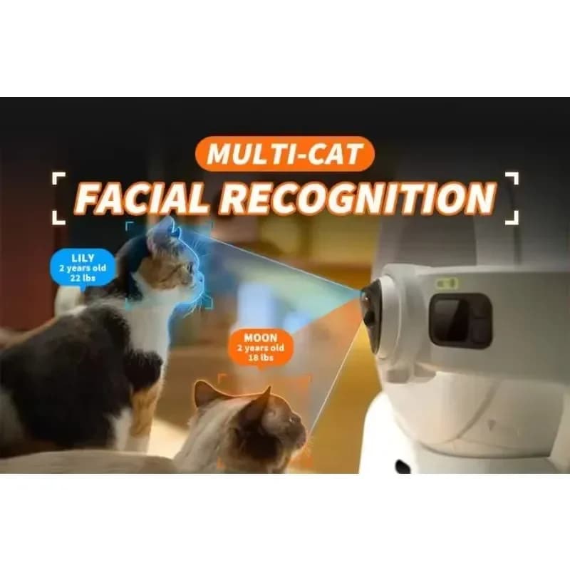 Smart Cat Toilet with AI-Powered Automatic Litter Box - the Self-Cleaning Cat Toilet for a Mess-Free Home