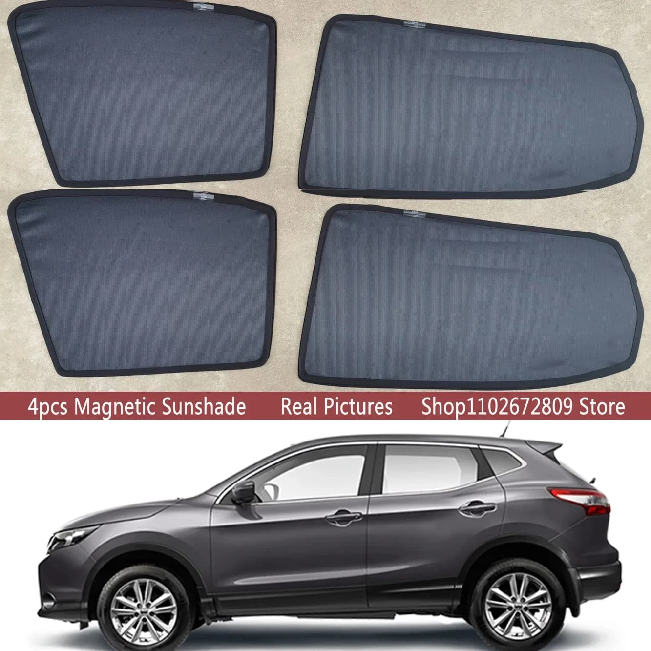 Parasole Magnetico per Auto, Tendina Parasole per Parabrezza Anteriore per Nissan Qashqai J11 2014 - 2021 2015 2016 Accessori