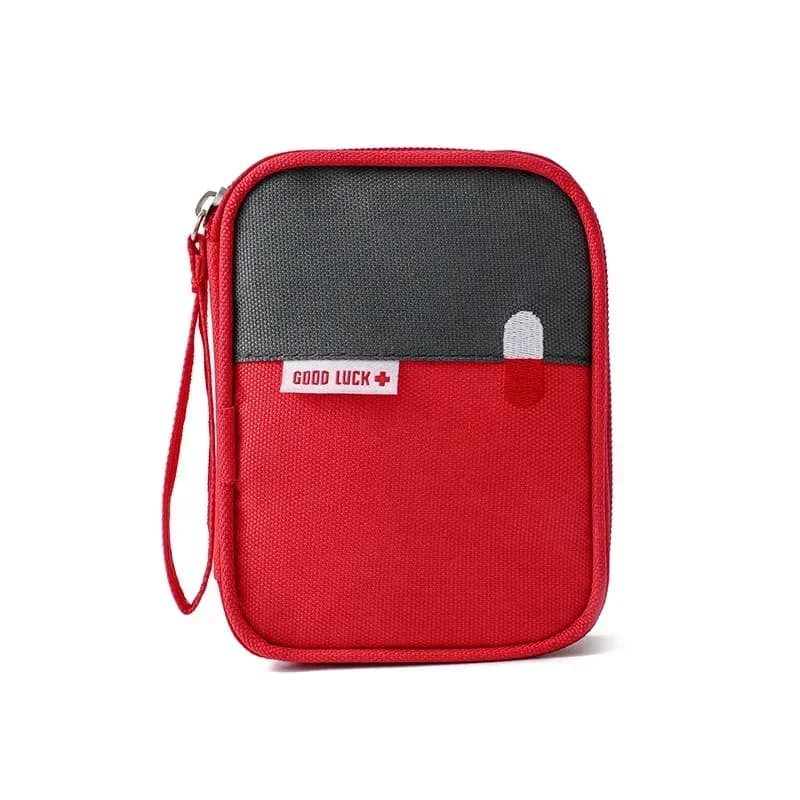 Mini Kit di pronto soccorso portatile borsa per medicinali Kit di emergenza medica Organizer custodia per pillole per medicinali per uso domestico all'aperto