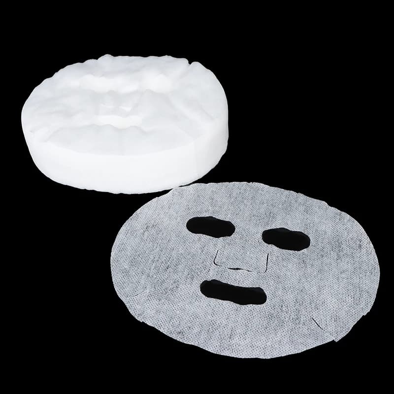 100pcs disposable face mask do you soft Non toxic pure face mask sheet beauty tools cotton face mask breathable paper sheet