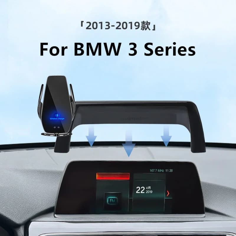 2013-2019 For BMW Series 3 F30 F31 F34 Support for Phone for Car Screen Wireless Charger Change Navigation Interior 6,5/8,8 inch