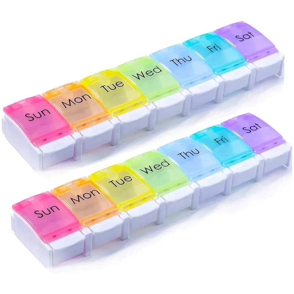 New weekly Rainbow Premuim weekly napkin box warm 1 time per day 7 days daily daily pills for supports of vitamin fish oils