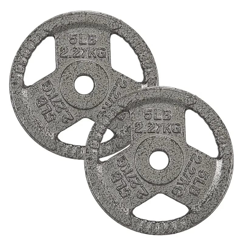 Coppia di Dischi Pesi in Ghisa Massiccia da 1 Pollice, Specifiche Complete da 2,5-45 lb, Dedicati ai Dischi Pesi Standard