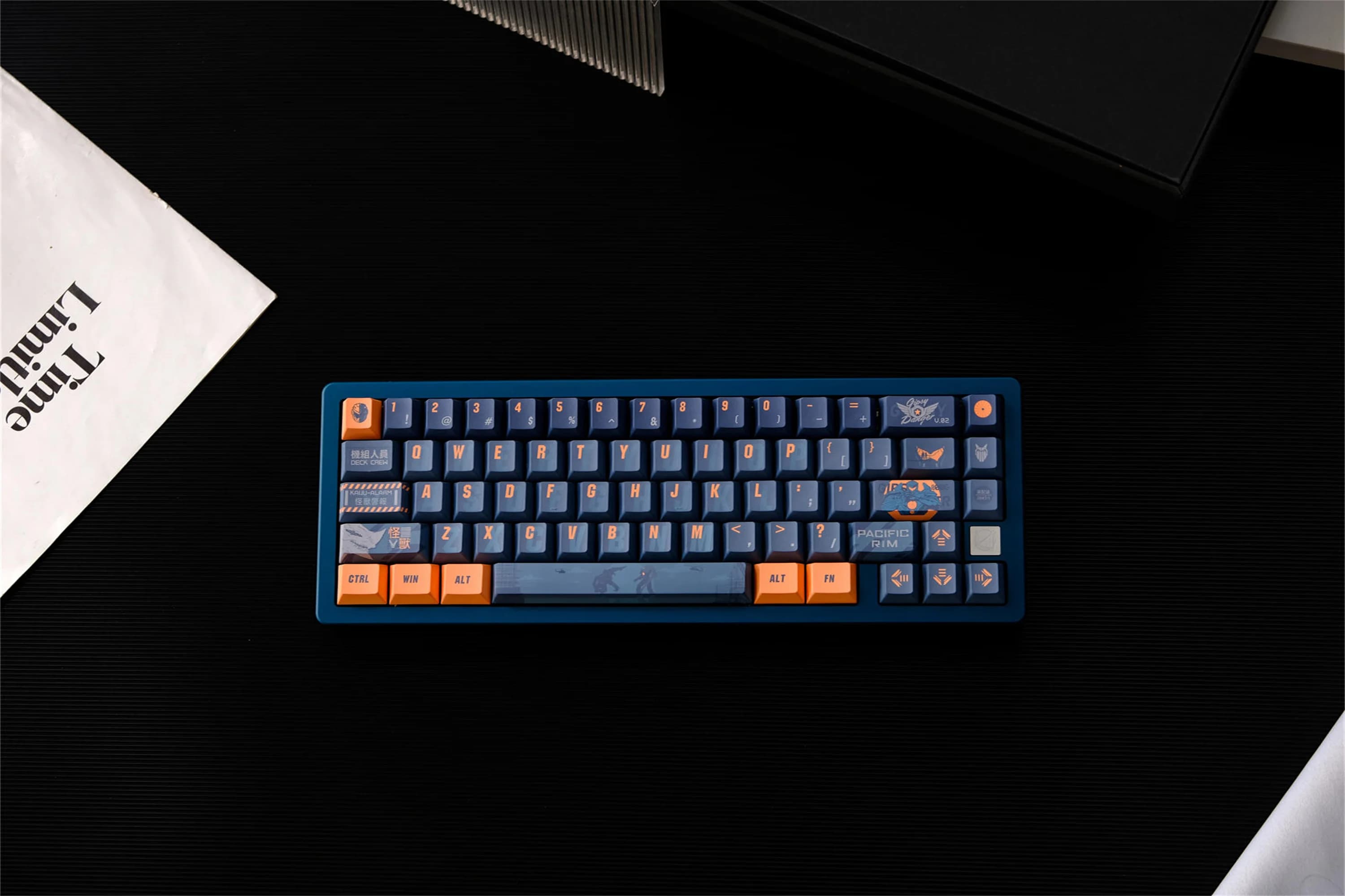 Pacific KAIJU Copritasti 151 tasti Materiale PBT Cherry Profilo DYE-SUB Wooting Personalizzato per CHERRY MX Switch Tastiera meccanica