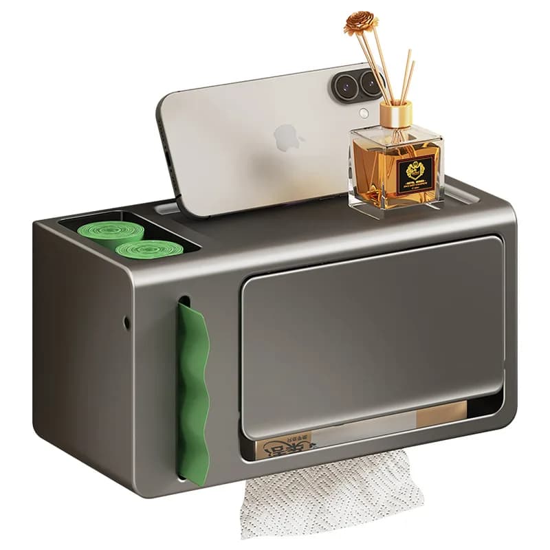 Wall Mount Paper Towel Box Universal Hotel Toilet Commercial Tissue Dispensers Punch-free Bathroom Rack