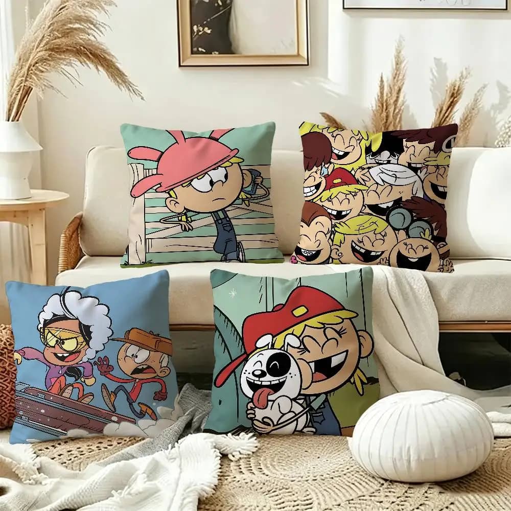 T-The Loud House pillow cover sofa cushion cover home room decoration children gift