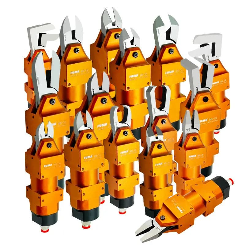 Forbici pneumatiche automatiche Cesoie pneumatiche Forbici cilindriche potenti Manipolatore di beccuccio in plastica Cesoie pneumatiche