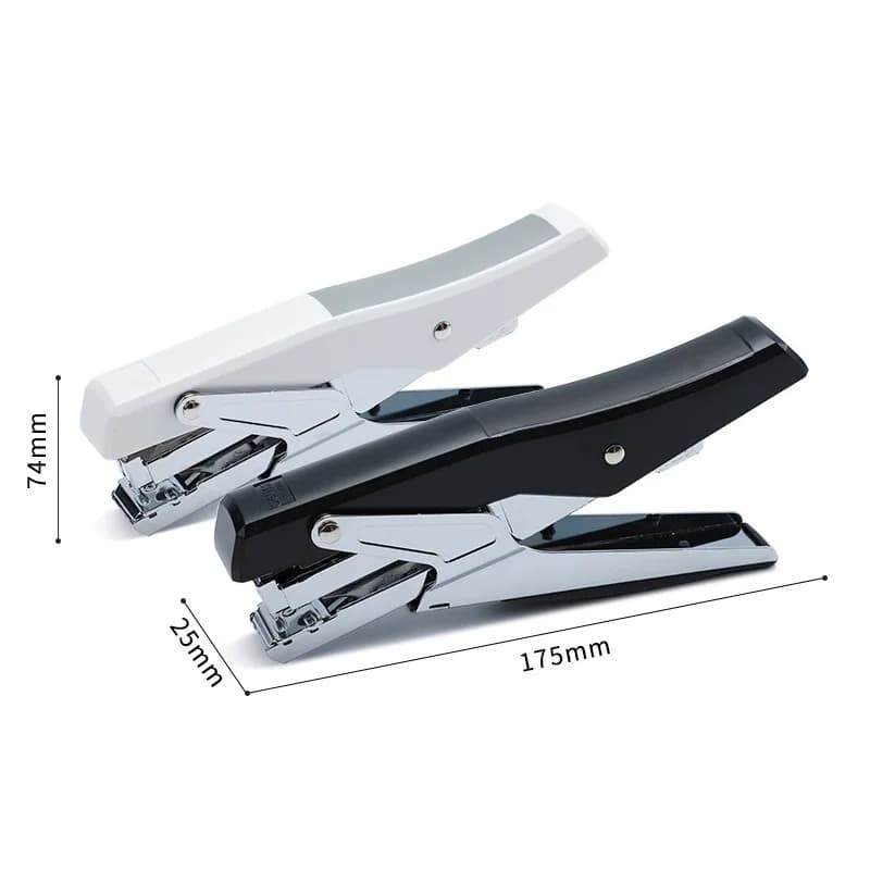 Deli Cucitrice manuale di grandi dimensioni per risparmiare manodopera Utilizzare 24/6 26/6 Graffette Forniture per ufficio scolastico Cancelleria aziendale Strumento di rilegatura per studenti