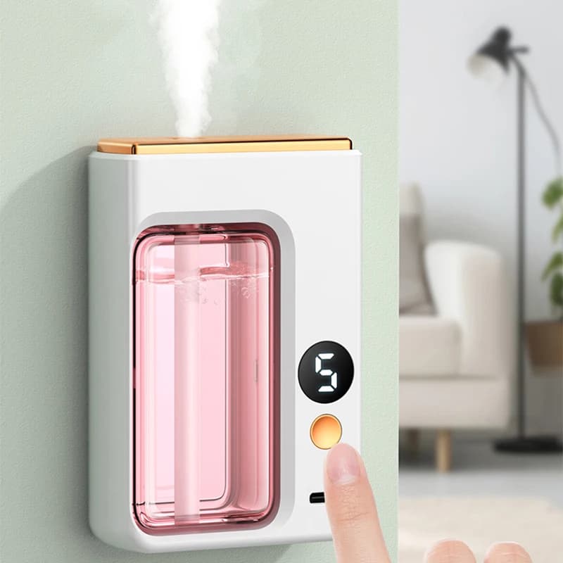 NUOVO Diffusore di Aromi, Macchina per Aromaterapia Wireless da Parete, Spray Automatico Portatile per Deodorizzazione Bagno e Toilette