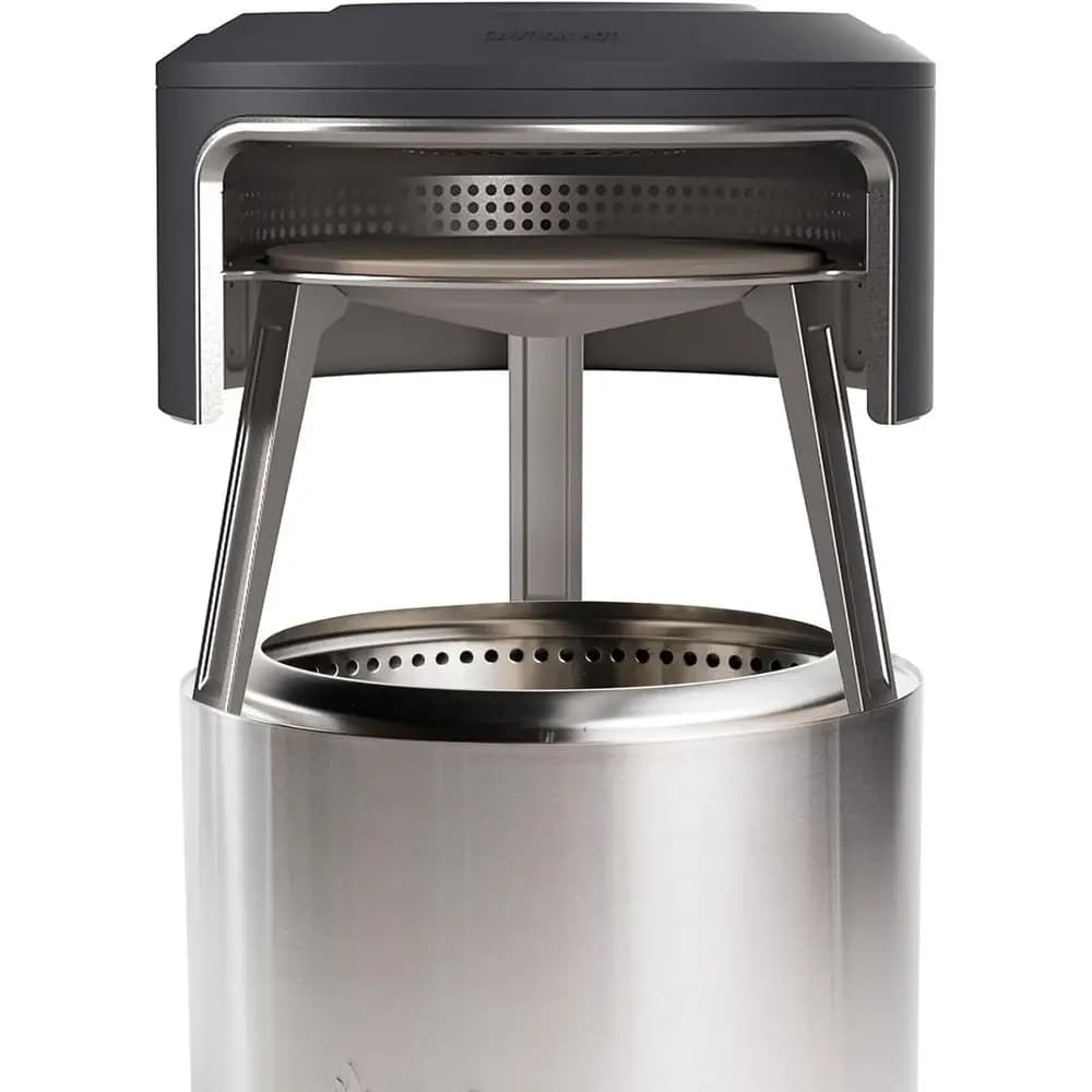Kit Forno per Pizza a Legna con Pietra in Cordierite e Borsa per il Trasporto, 16.9H x 19.3D, 19.6 lbs