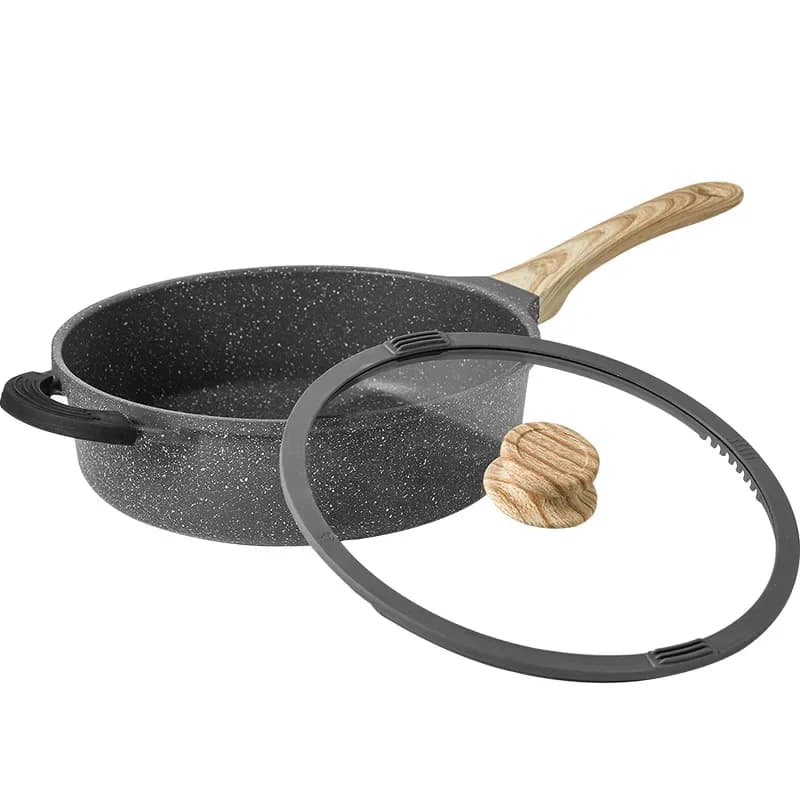 Mai Fan Stone Free Cooking Oil Frying Pan Wholesale Induction Cooker Gas General Frying Non Stick Wok Pan Cookware