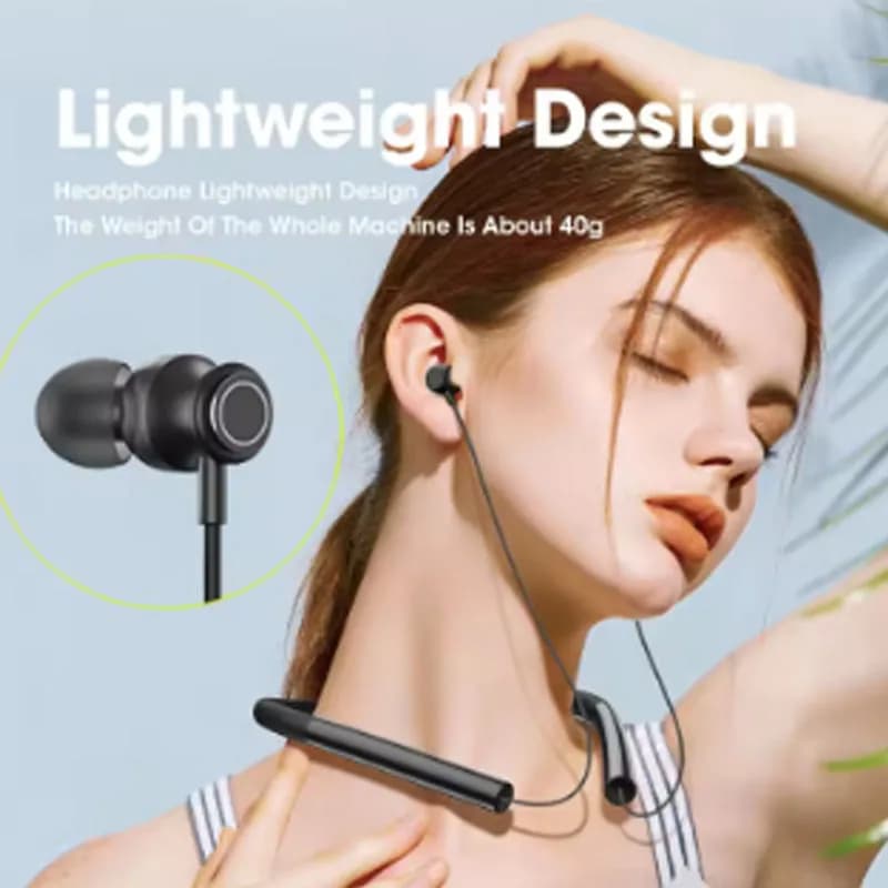 Bluetooth 5.0 Wireless Sports Headset Bluetooth Headset Headphones Headset with microphone for LG K51SRealme GT 5 Pro