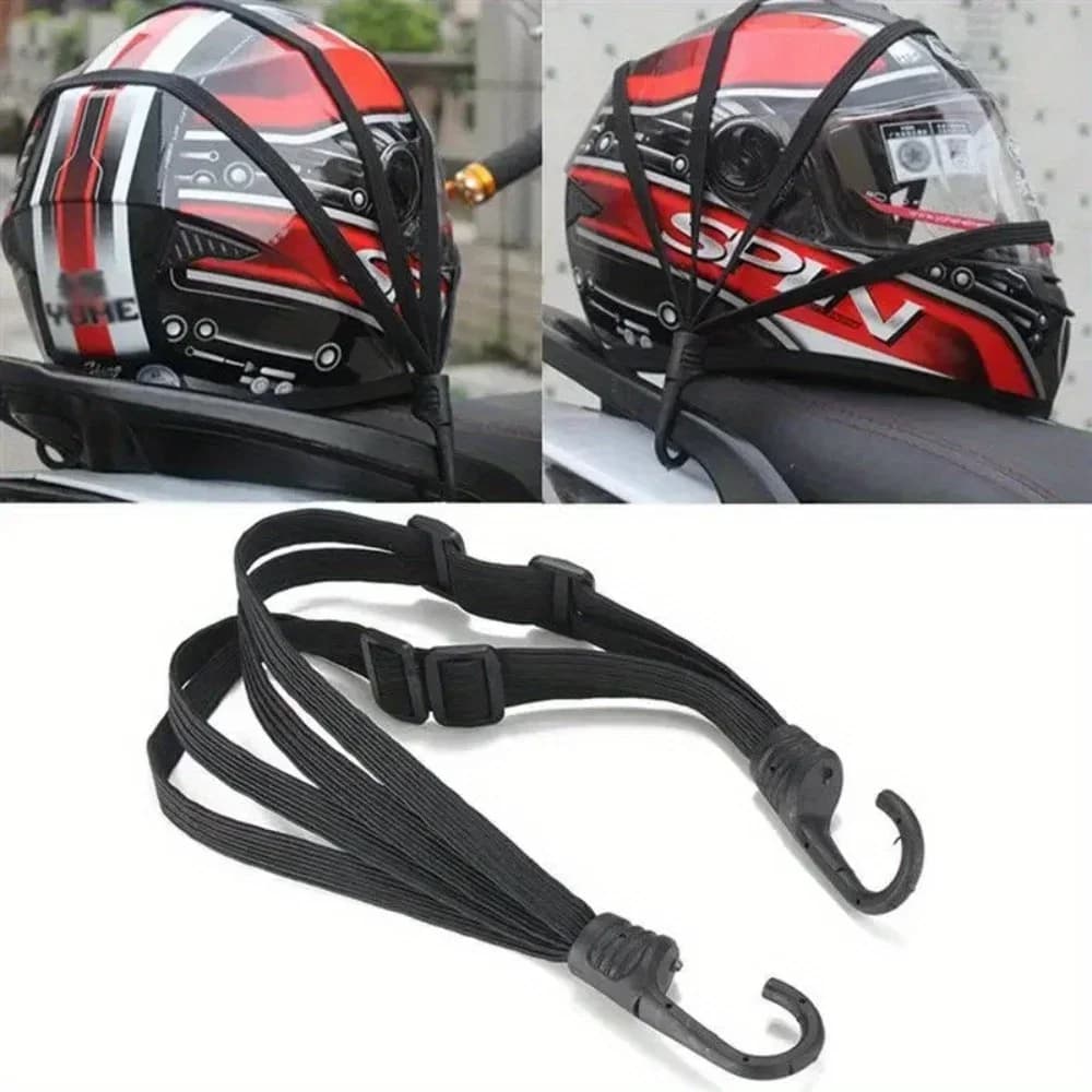 Casco moto 1PC 60/90CM/23,62/35,43 pollici con accessori moto Gancio Espansione bagagli Corda elastica Cinghia di fissaggio