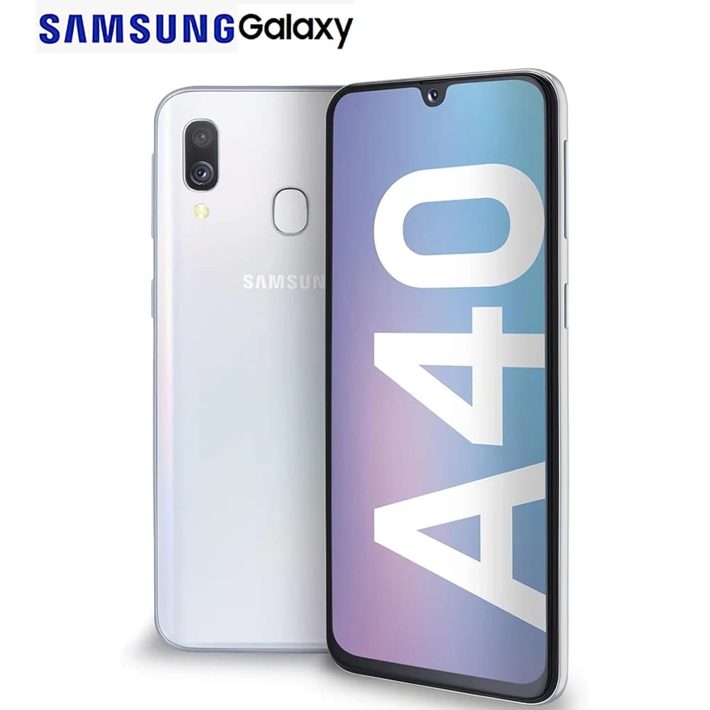 Samsung Galaxy A40 Ricondizionato Edizione Globale 2SIM, Schermo AMOLED 5.9 Pollici 1080*2340, Fotocamera 25MP, Smartphone Android Octa-Core