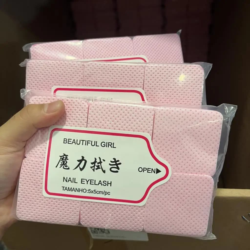 Salviette senza pelucchi per unghie Salviette per rimuovere lo smalto in cotone Tovaglioli per manicure puliti in gel UV Dischetti di carta per smalto gel Detergente per asciugamani Strumento per unghie