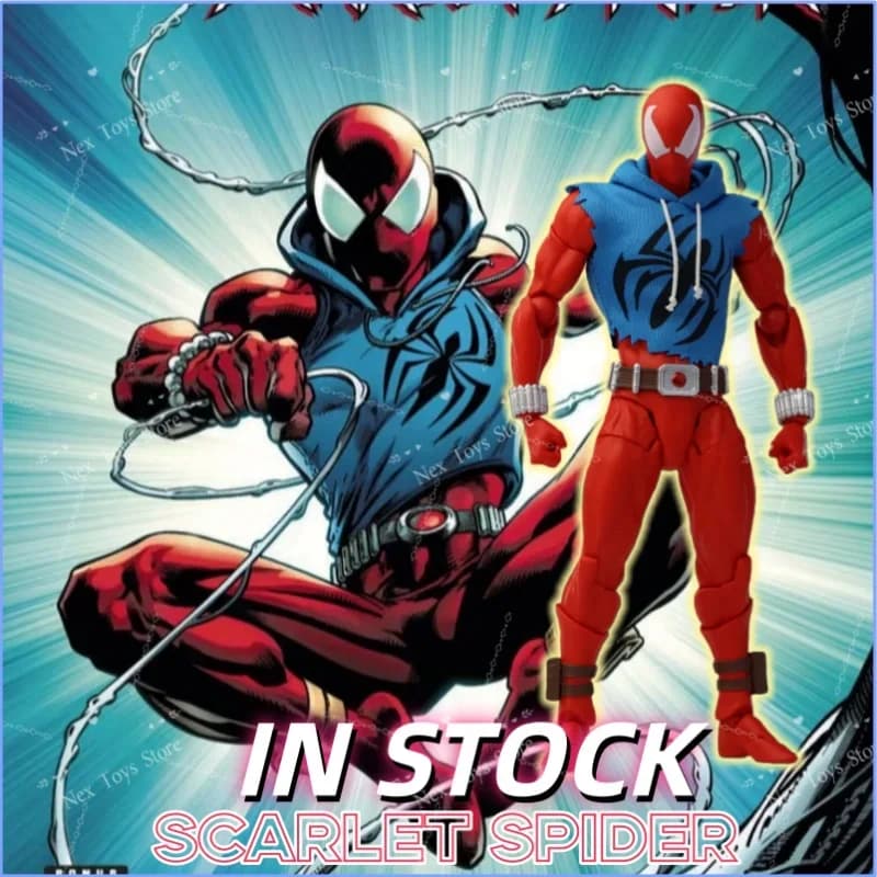Giocattoli Mess Toys Spider-Man Scarlet, Action Figure Anime del Supereroe, Statuetta Modello, Regalo per Bambini, Disponibile