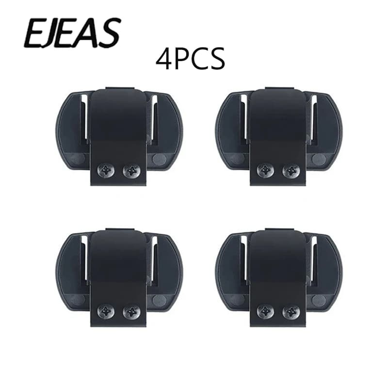 Originale 4/2PCS EJEAS accessori per citofono moto clip staffa in metallo per V6 Pro V4 V7 auricolare per casco interfono