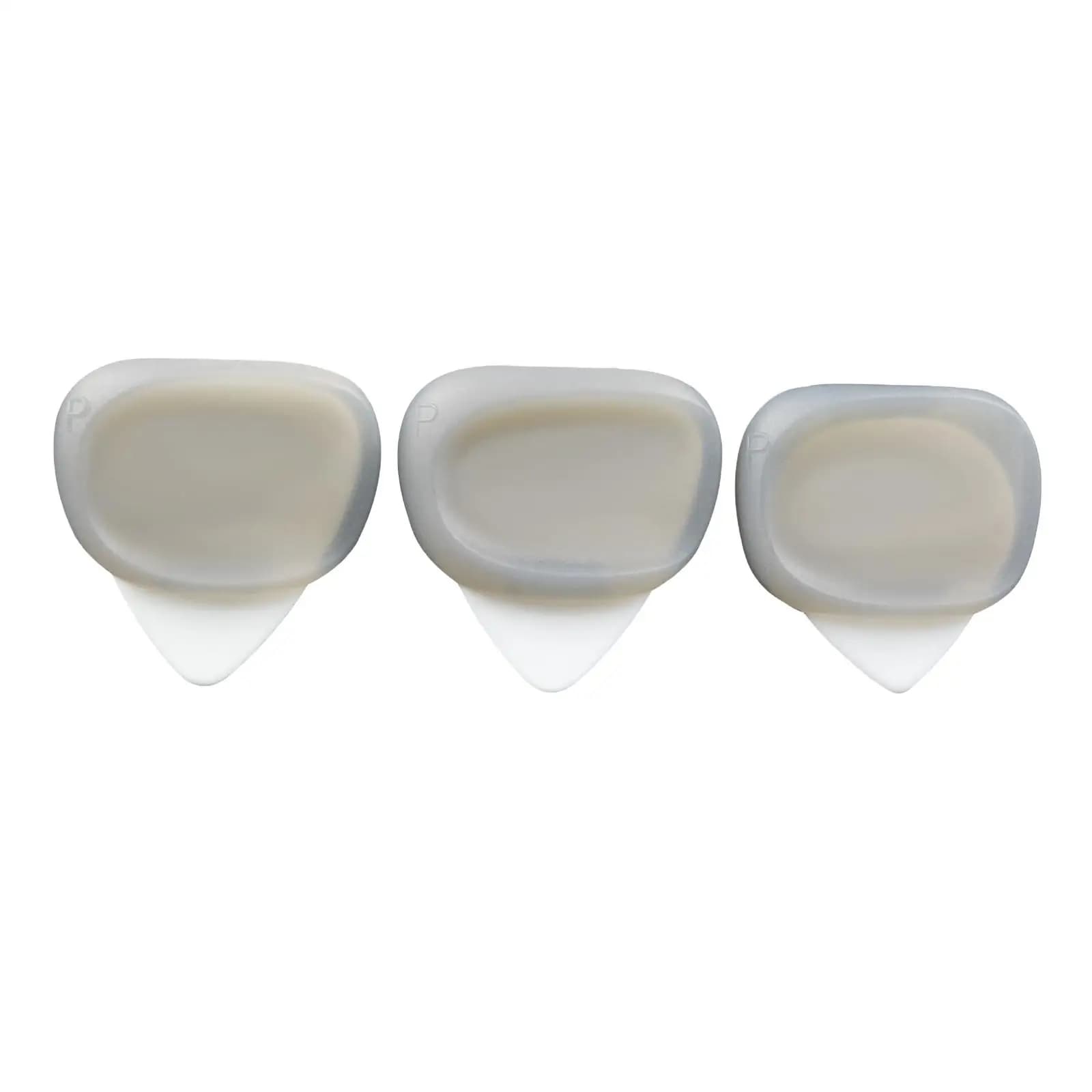 Plettri in silicone per chitarra, plettri per dita per chitarra elettrica e ukulele