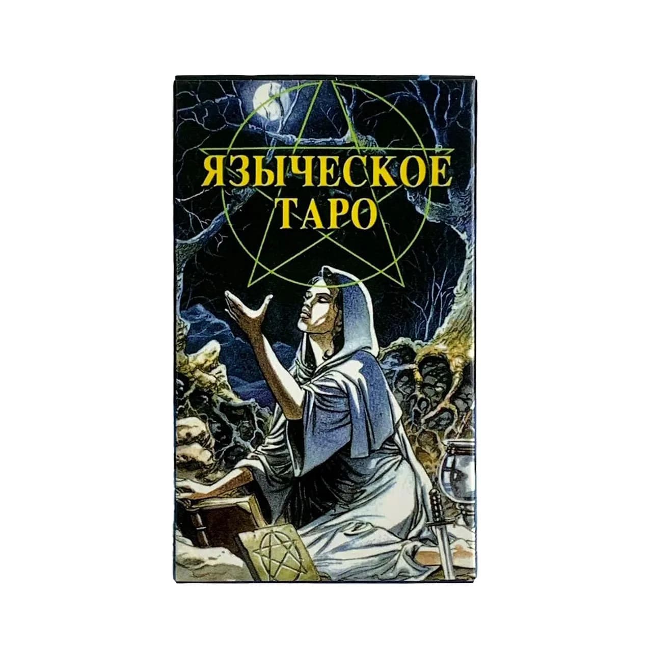 Carte dei Tarocchi ЯЗЫЧЕСКОЕ di Russian Visions, 78 pezzi, carte da tavolo per giochi di gruppo, per feste, precognizione e divinazione.