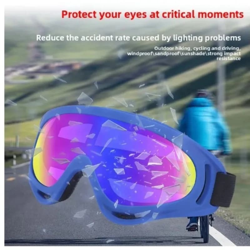 Sport invernali all'aria aperta Occhiali da sci Occhiali da sci Ciclismo Moto Occhiali da equitazione antivento Occhiali da neve da snowboard antiappannamento
