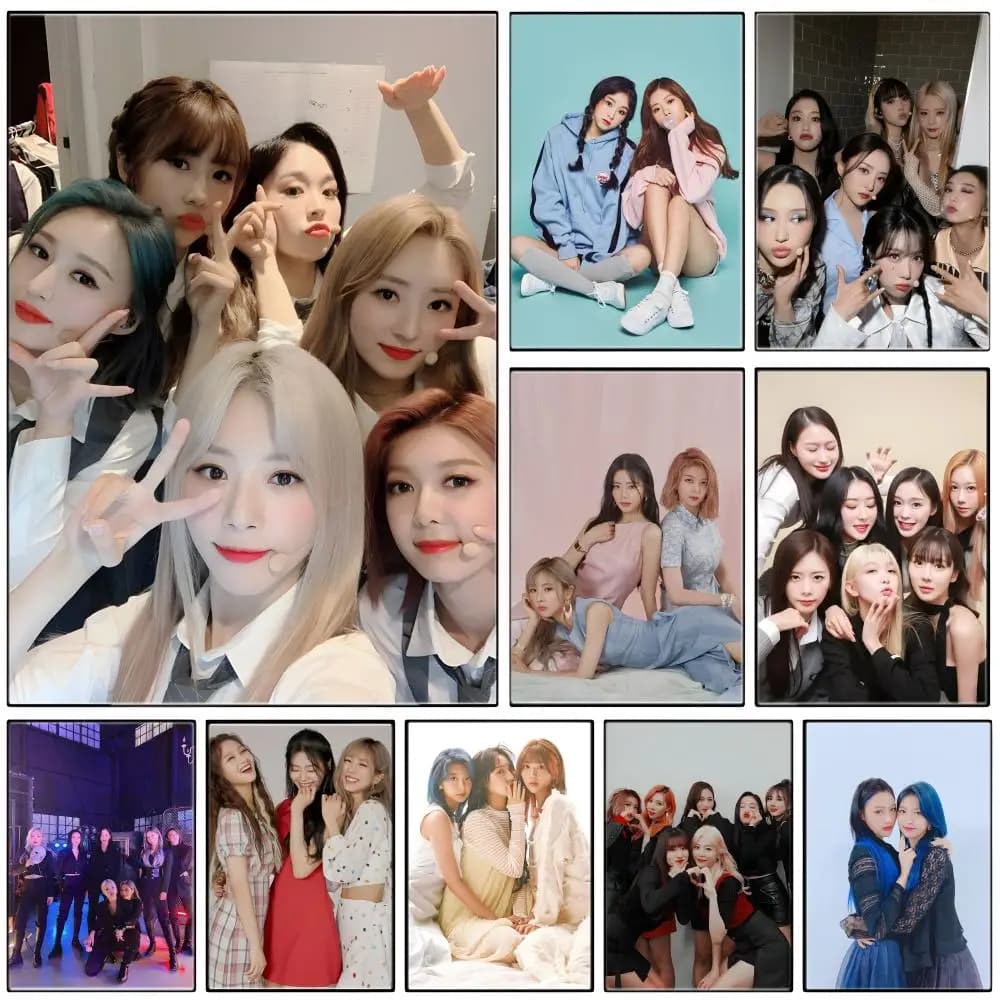 KPOP D-Dreamcatcher Poster Self-adhesive Art Waterproof Paper Sticker Coffee House Bar Room Wall Decor
