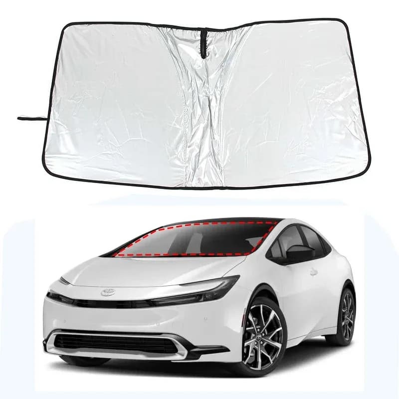 Parasole Anteriore Pieghevole per Auto, Protezione UV per Parabrezza, Accessori Auto per Toyota Prius Serie 60 XW60 2023 2024