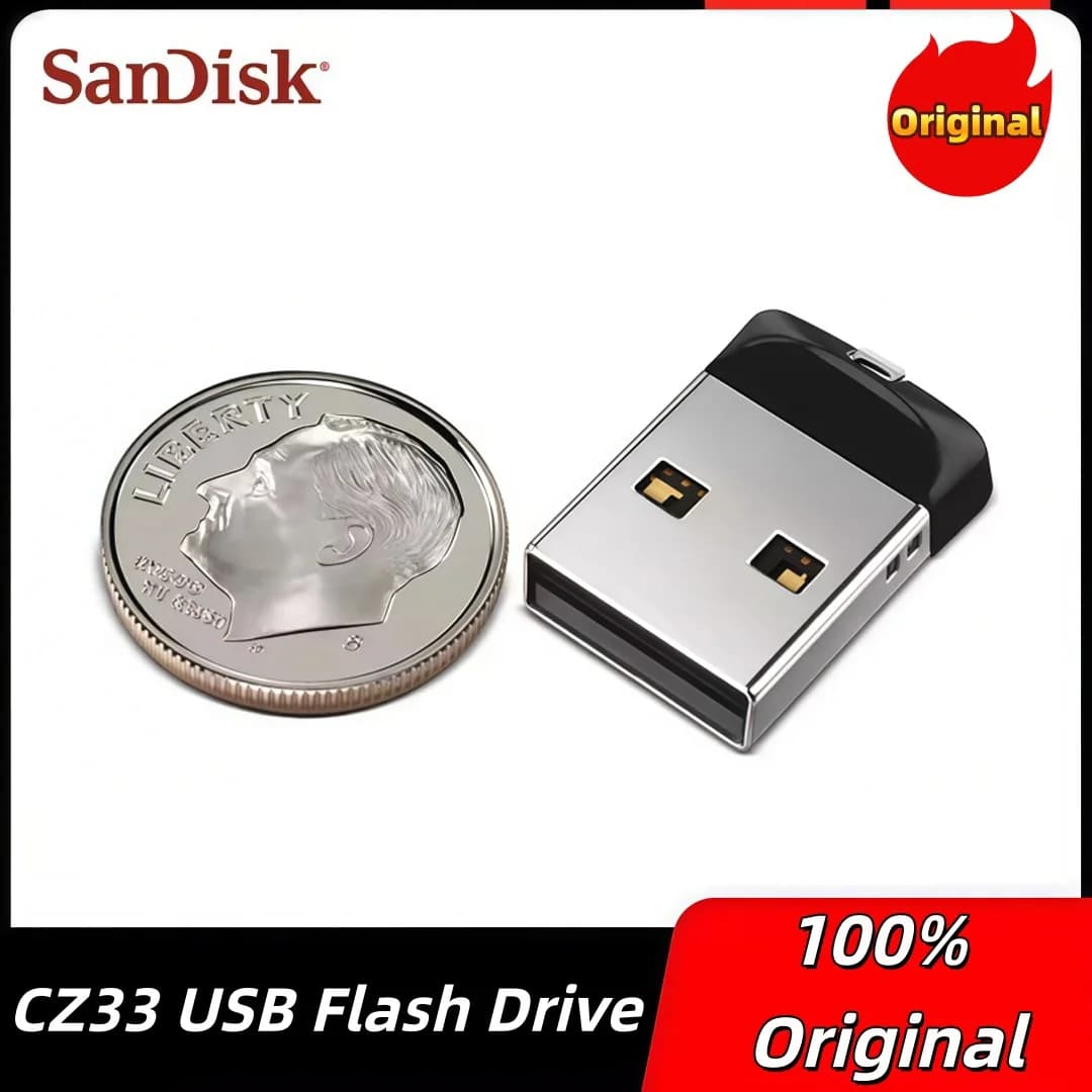 SanDisk CZ33 8GB USB Flash Disk USB2.0 Mini Pen Drive Memory Stick Pendrive Storage Flash Disk Original